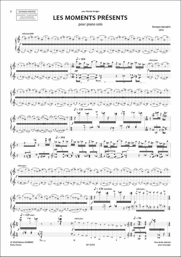 Aperghis: Les moments présents