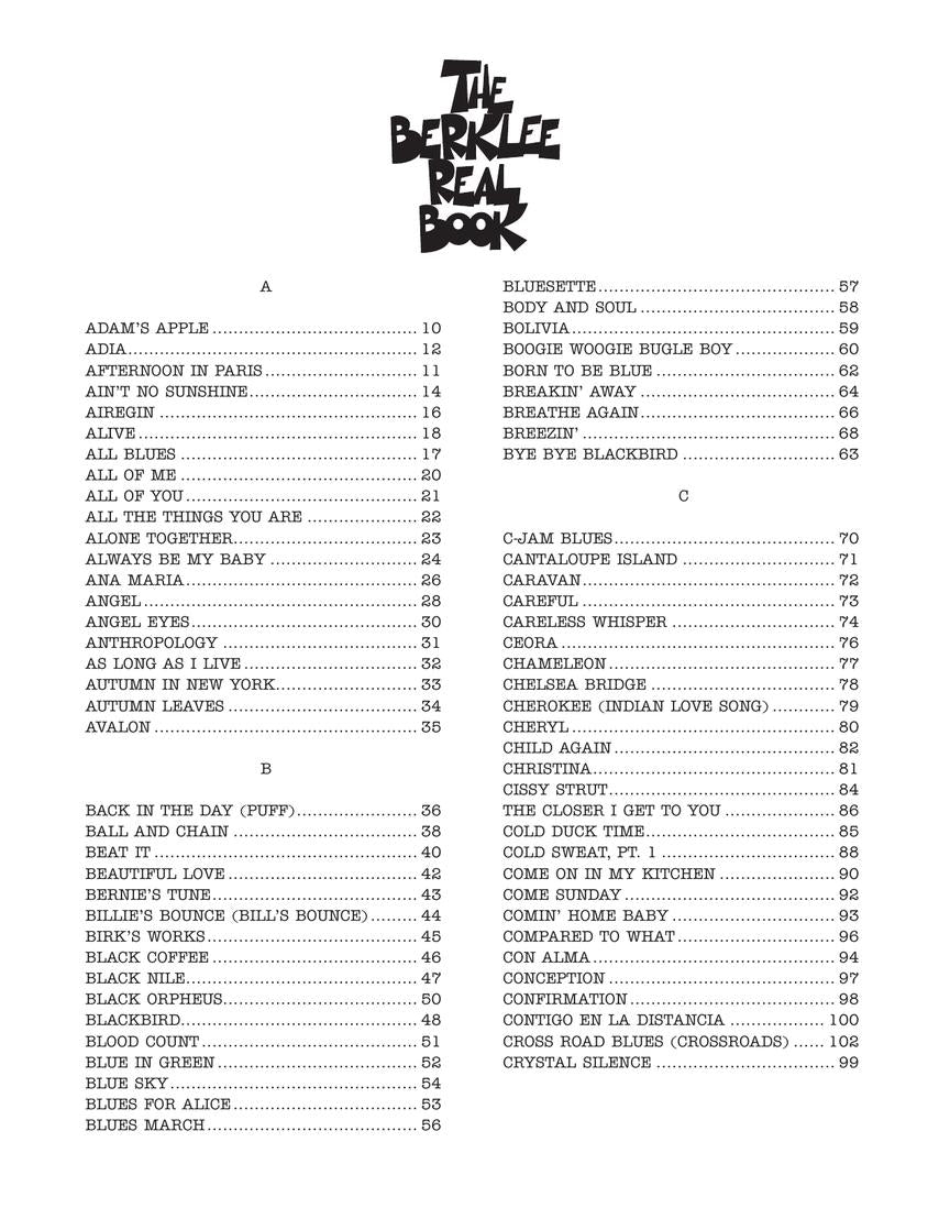 The Berklee Real Book