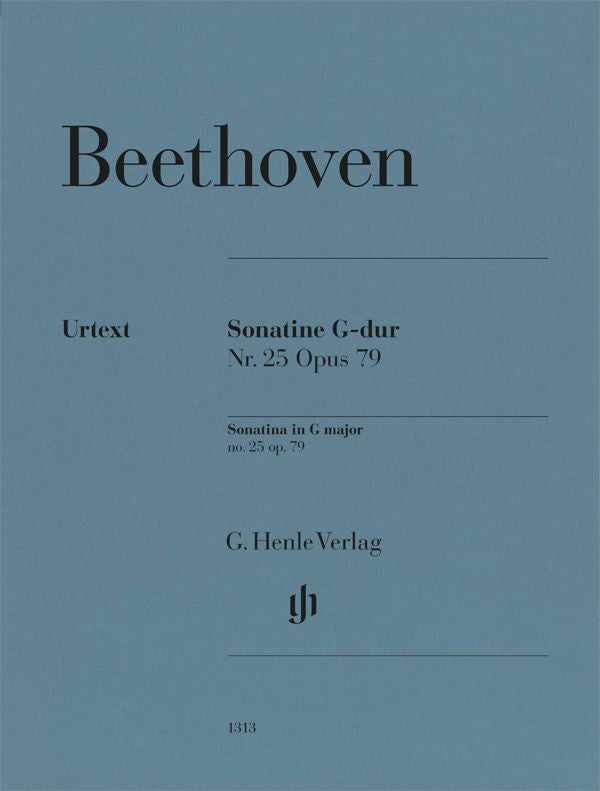 Beethoven: Piano Sonatina No. 25 in G Major, Op. 79
