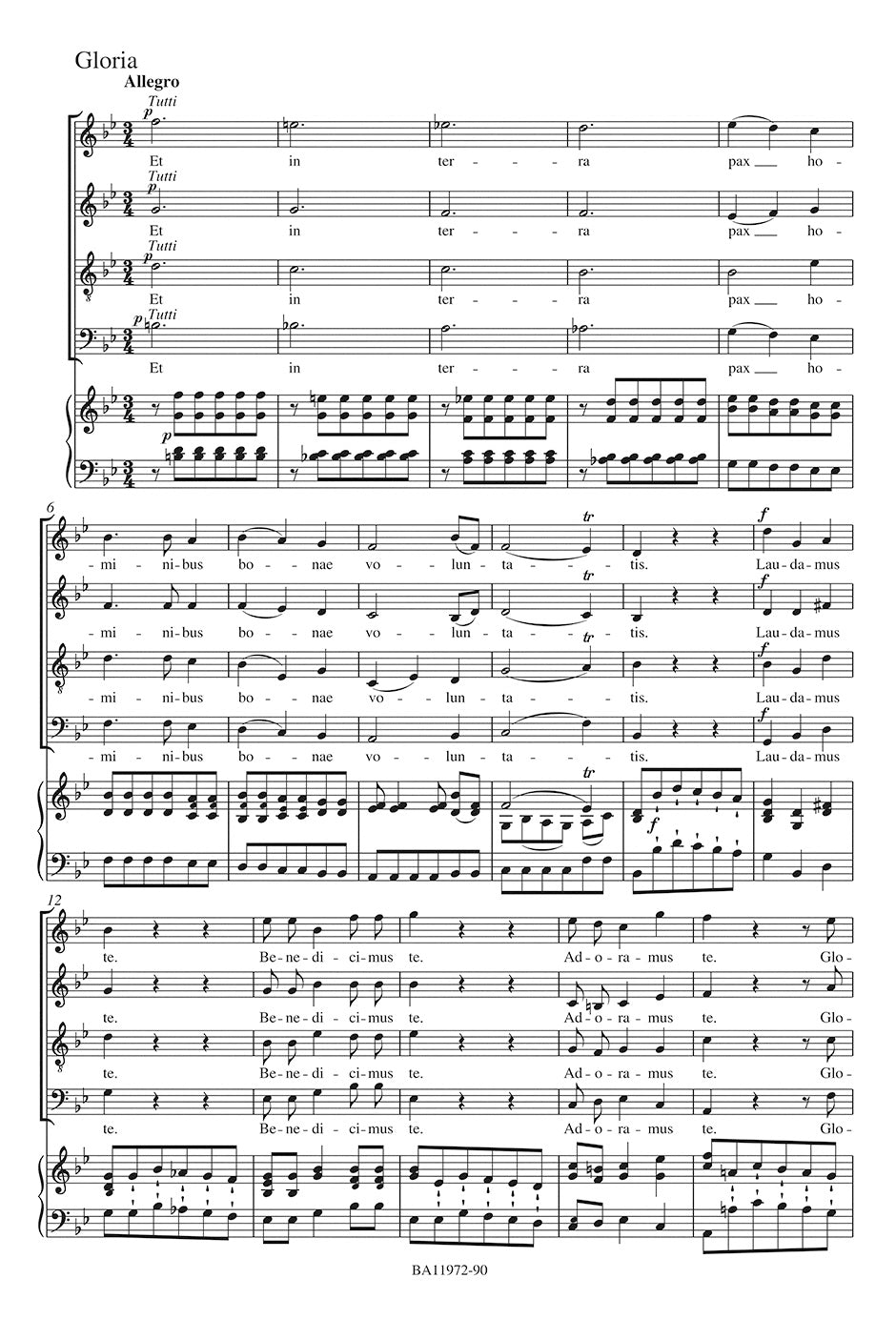 Mozart: Missa brevis in B-flat Major, K. 275 (272b)