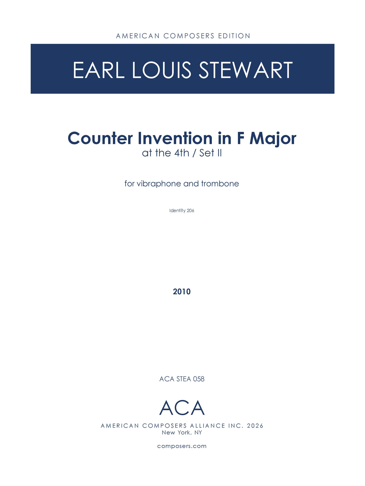 Stewart: Counter Invention in F Major