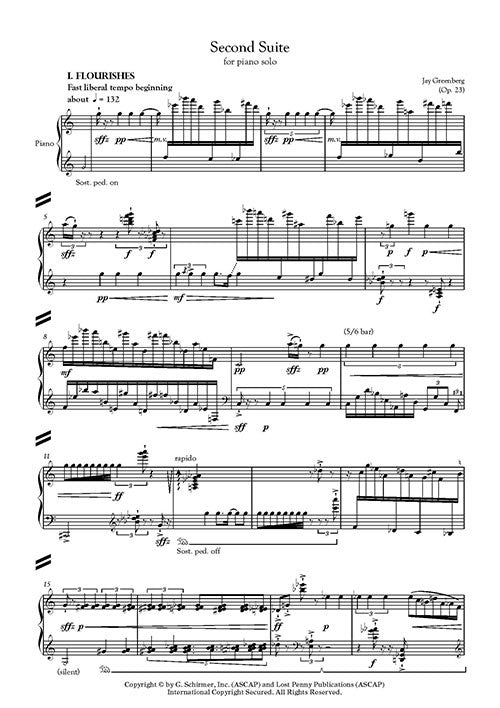 Greenberg: Second Suite for Piano