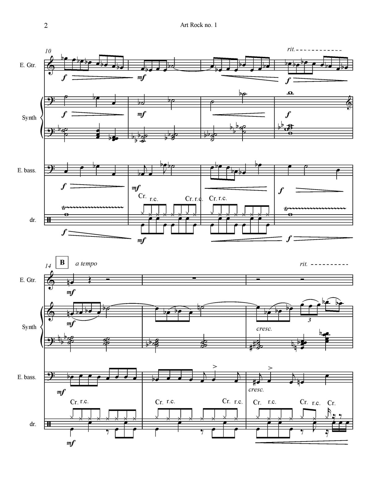 Richardson: Art Rock No. 1