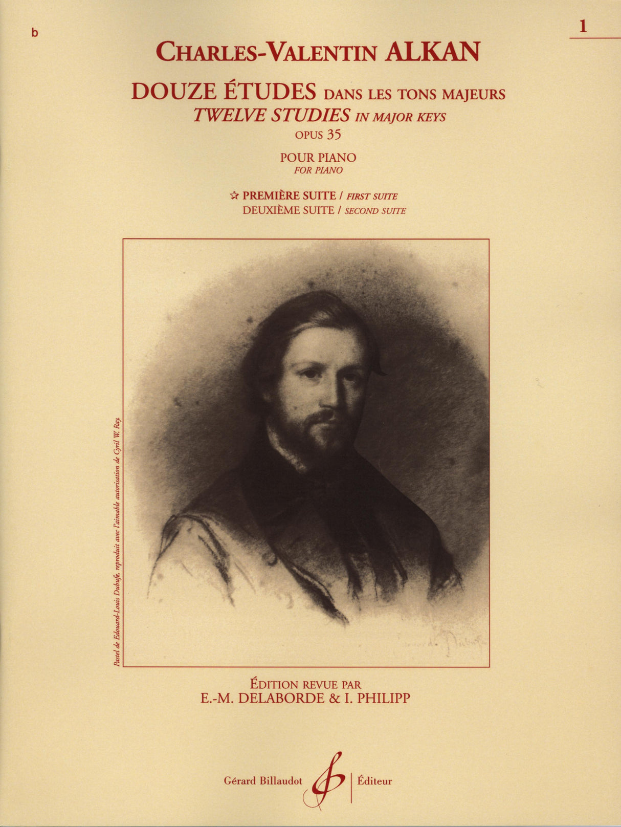 Alkan: 12 Etudes in All the Major Keys, Op. 35 - Volume 1