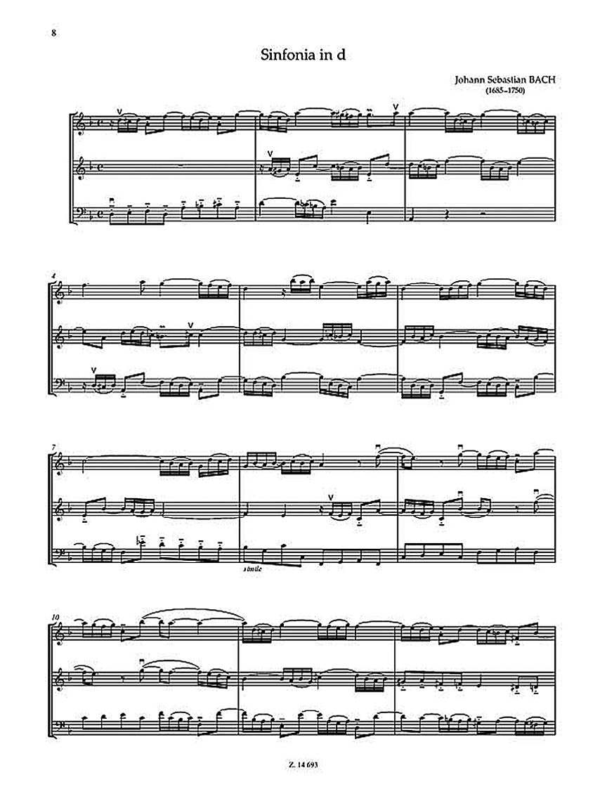 Trios for 2 Violins and Cello