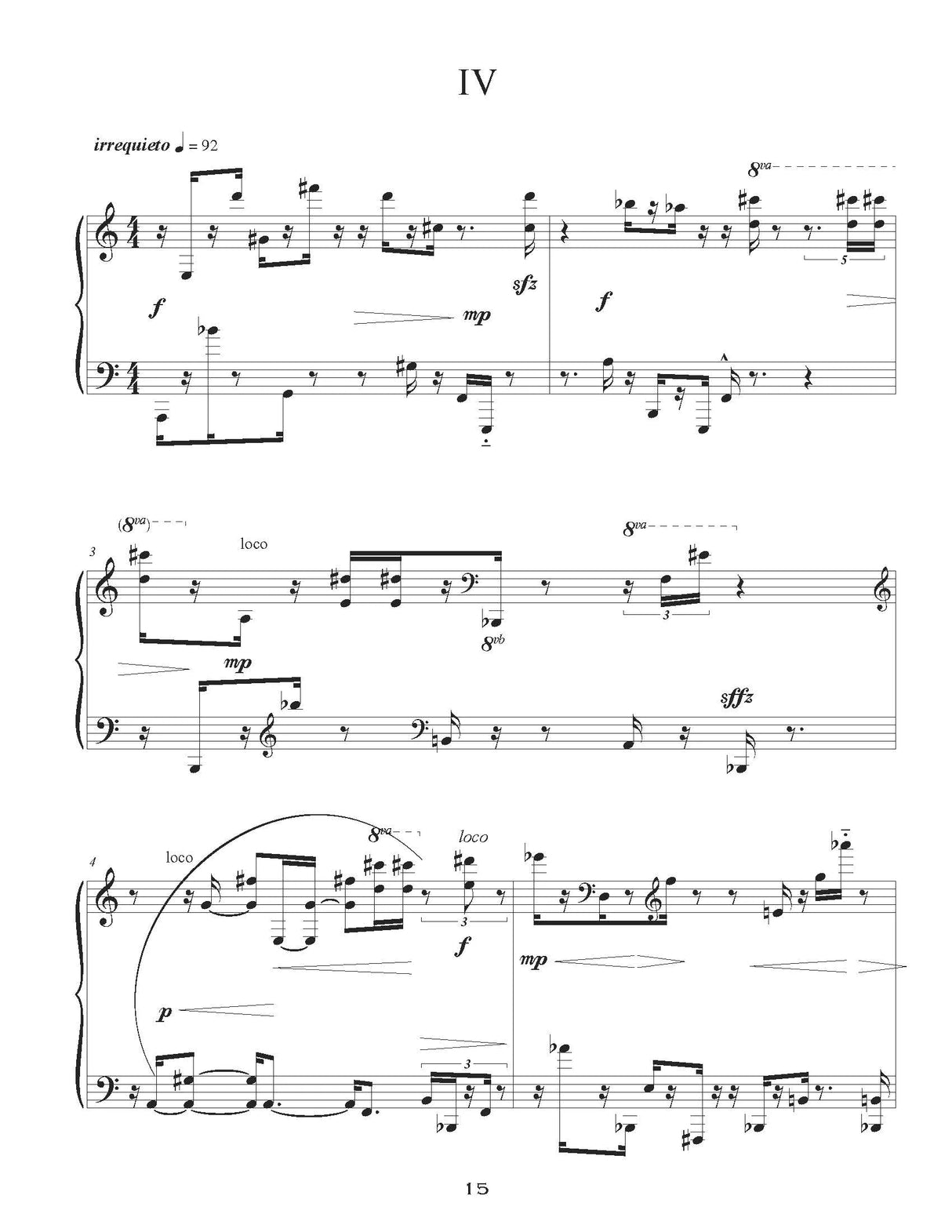Farzinpour: 4 Vignettes