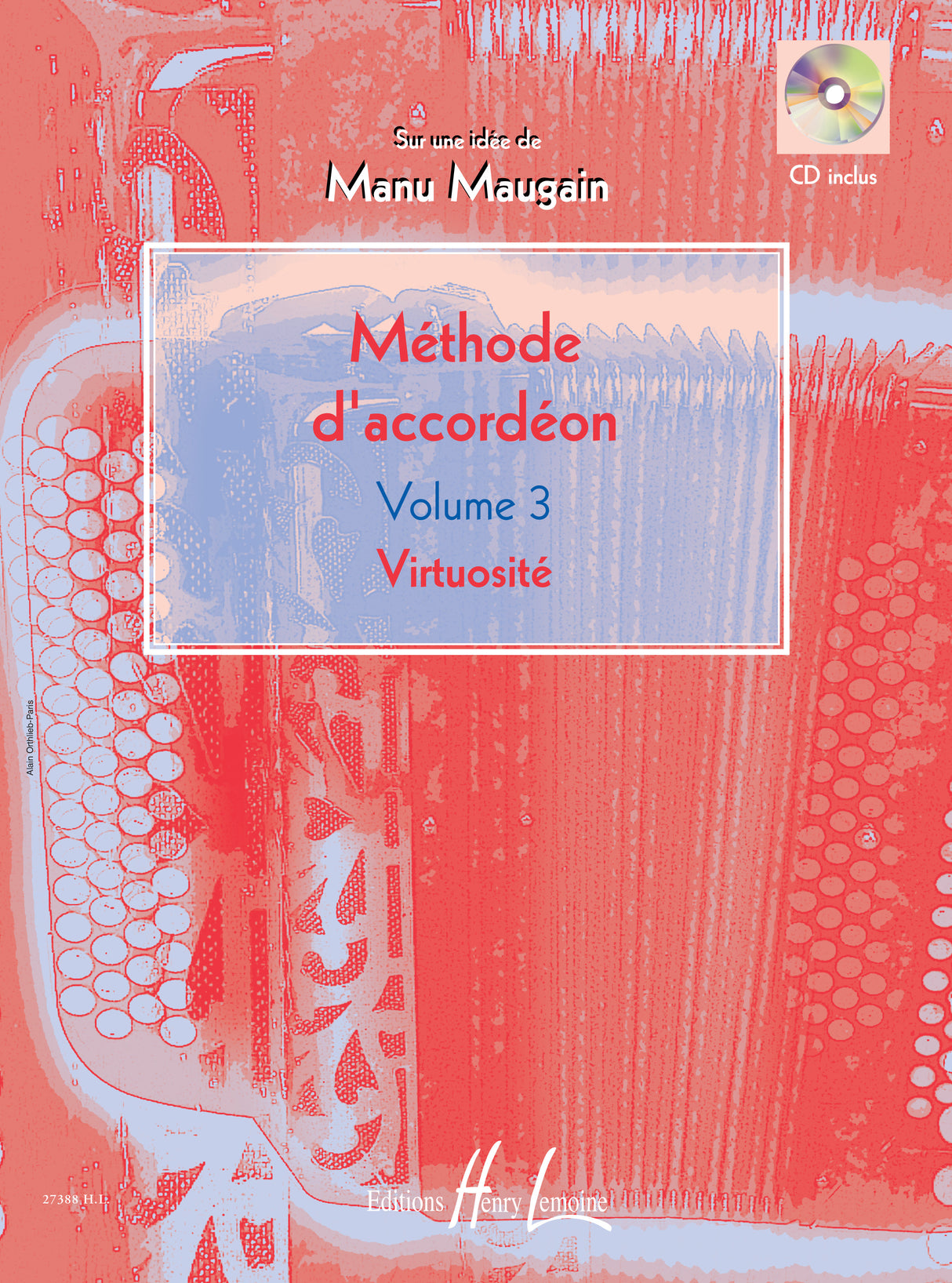 Maugain: Méthode d'accordéon - Volume 3 (Virtuosite)