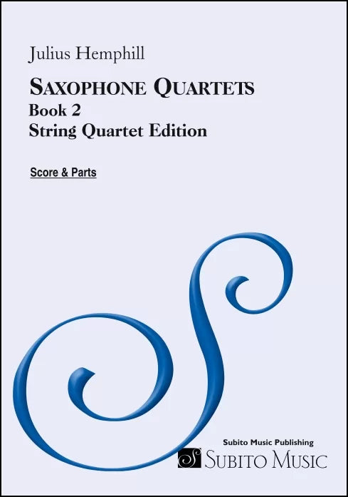 Hemphill: Quartets - Book 2 (arr. for string quartet)