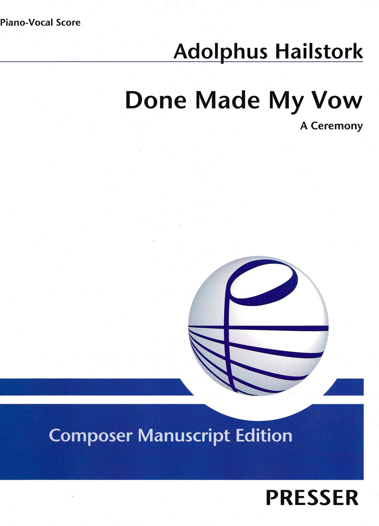 Hailstork: Done Made My Vow