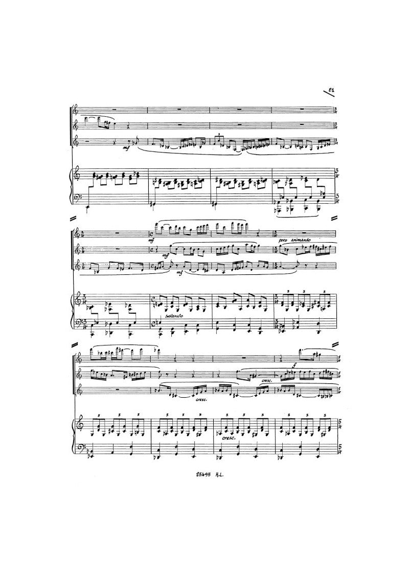 Damase: Quartet for Flute, Oboe, Clarinet & Piano