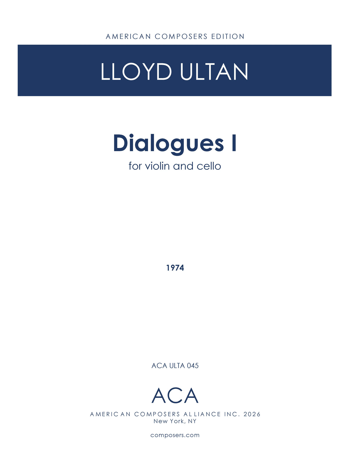 Ultan: Dialogues I