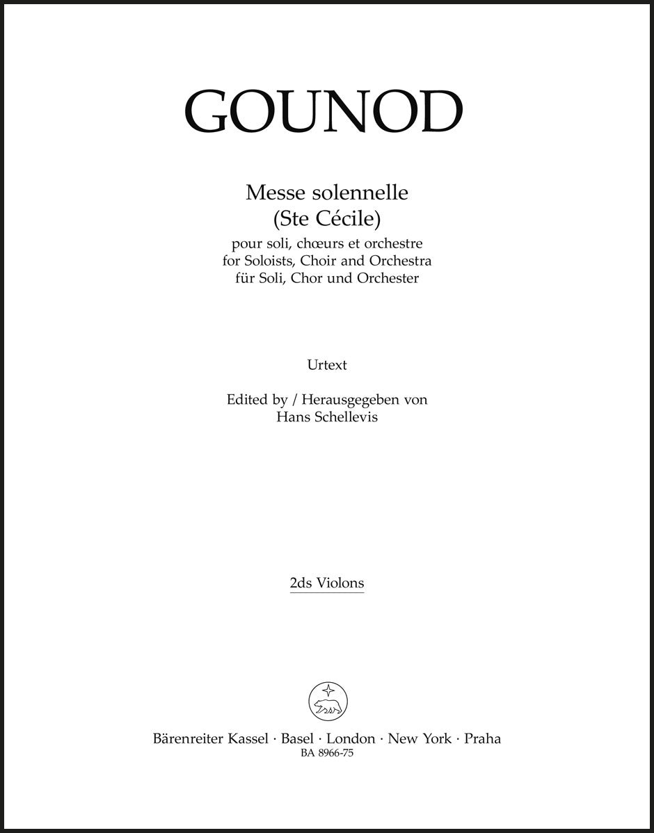 Gounod: Messe solennelle (St. Cecilia Mass)
