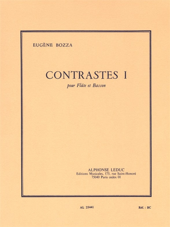 Bozza: Contrastes I