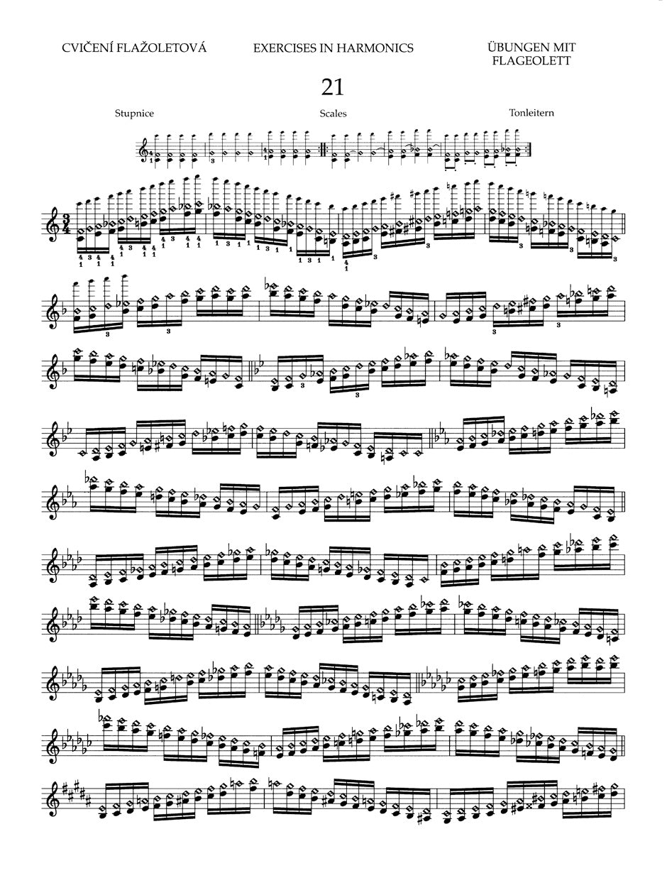Ševčík: School of Violin Technique, Op. 1 - Book 4