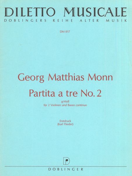 Monn: Partita a tre No. 2 in g Minor
