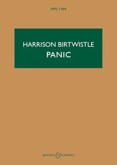 Birtwistle: Panic