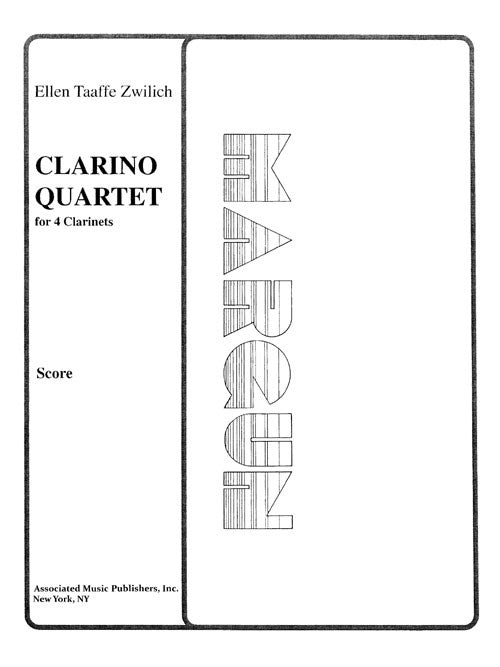 Zwilich: Clarino Quartet for 4 Clarinets