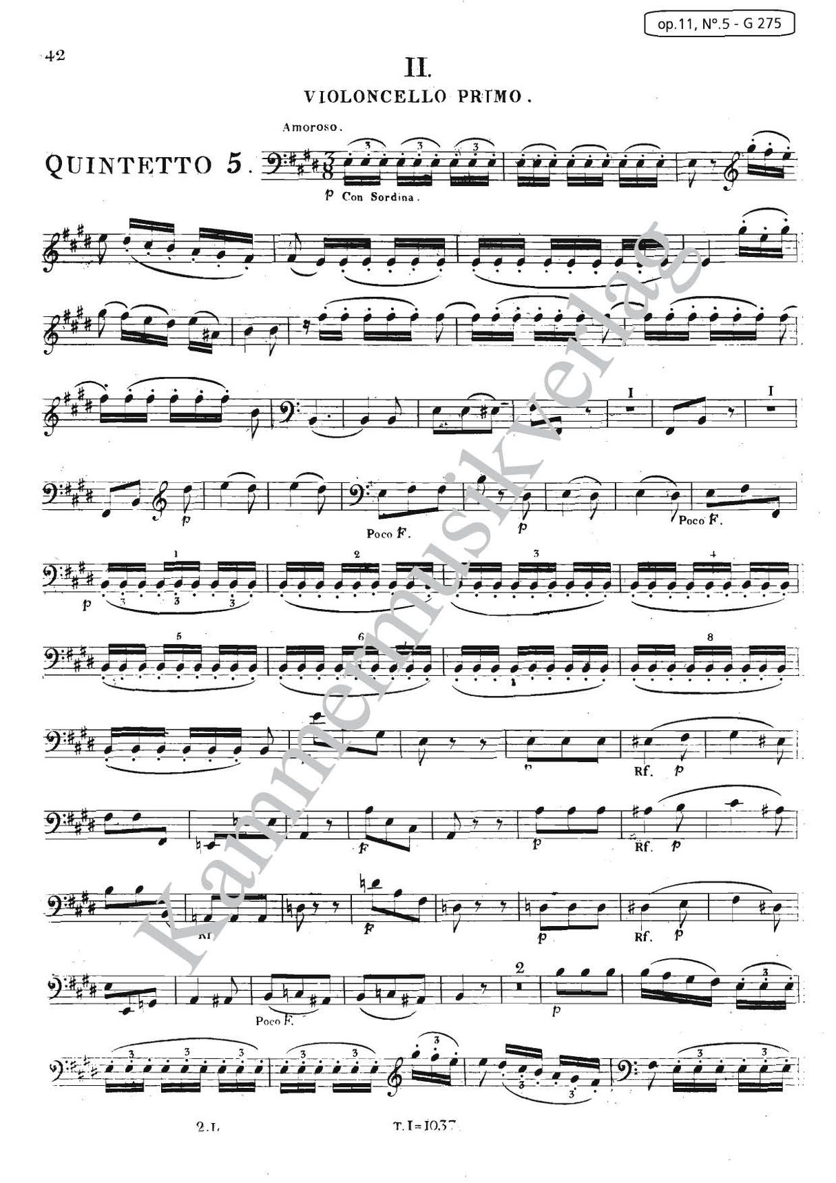 Boccherini: 6 String Quintets, G 271-276, Op. 11, Nos. 1-6