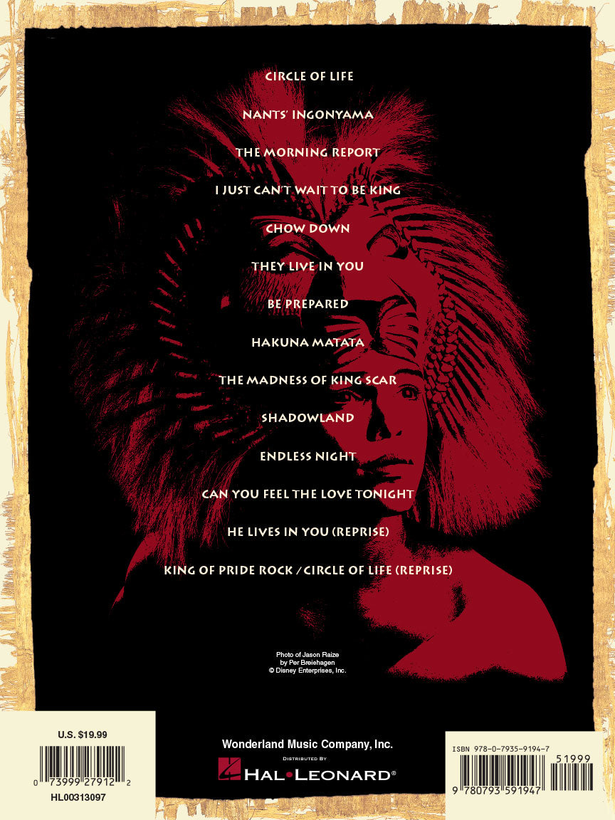 John: The Lion King – Broadway Selections