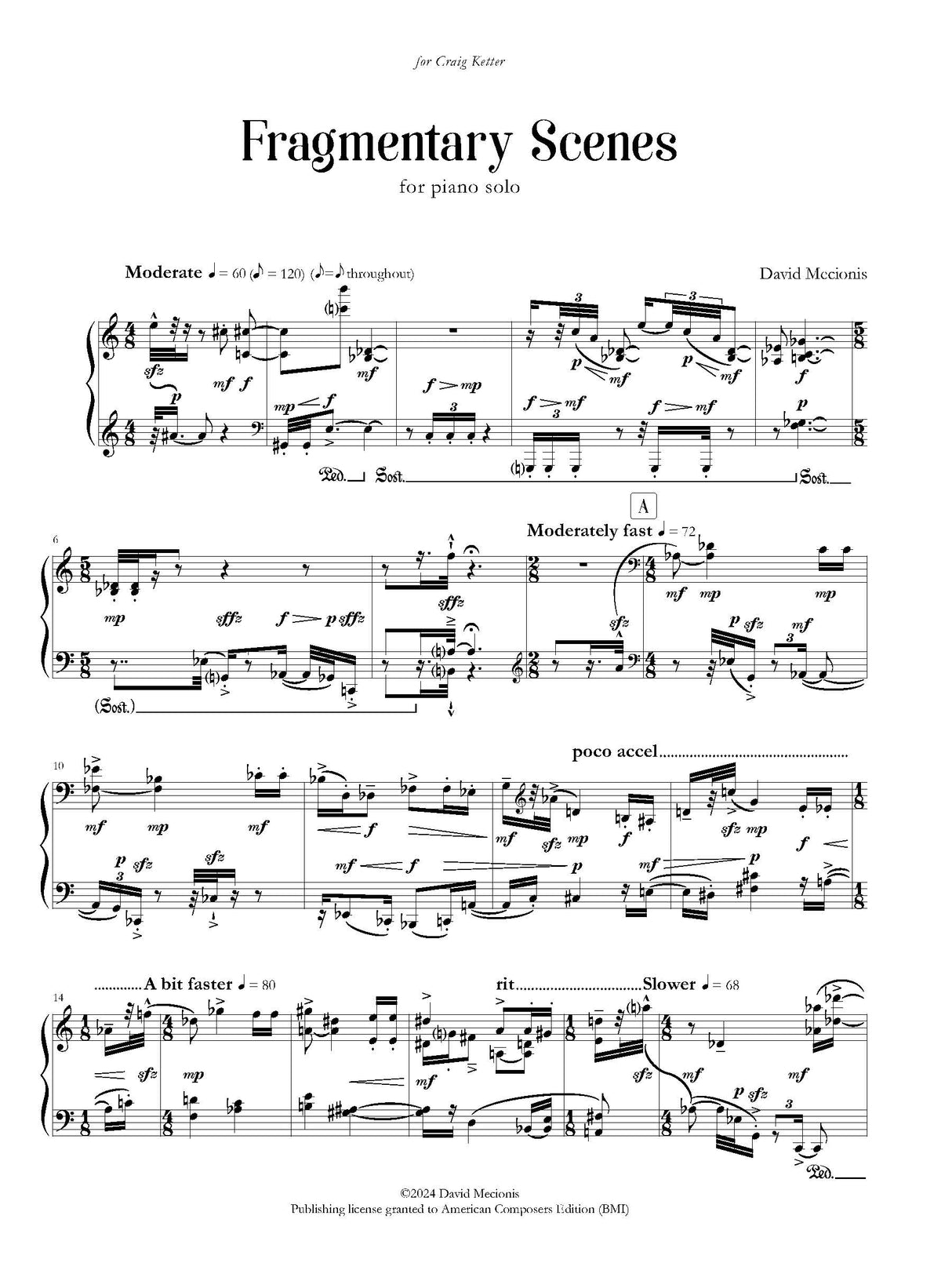 Mecionis: Fragmentary Scenes