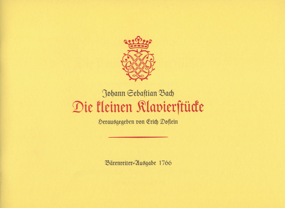 Bach: Little Piano Pieces