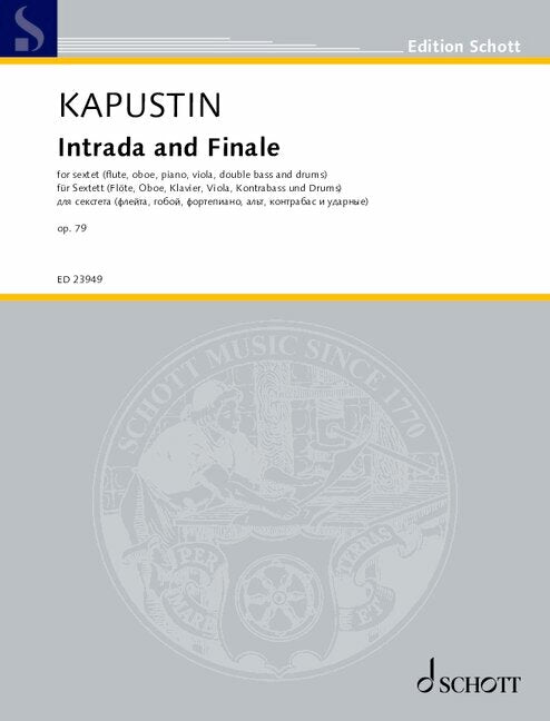 Kapustin: Intrada and Finale, Op. 79