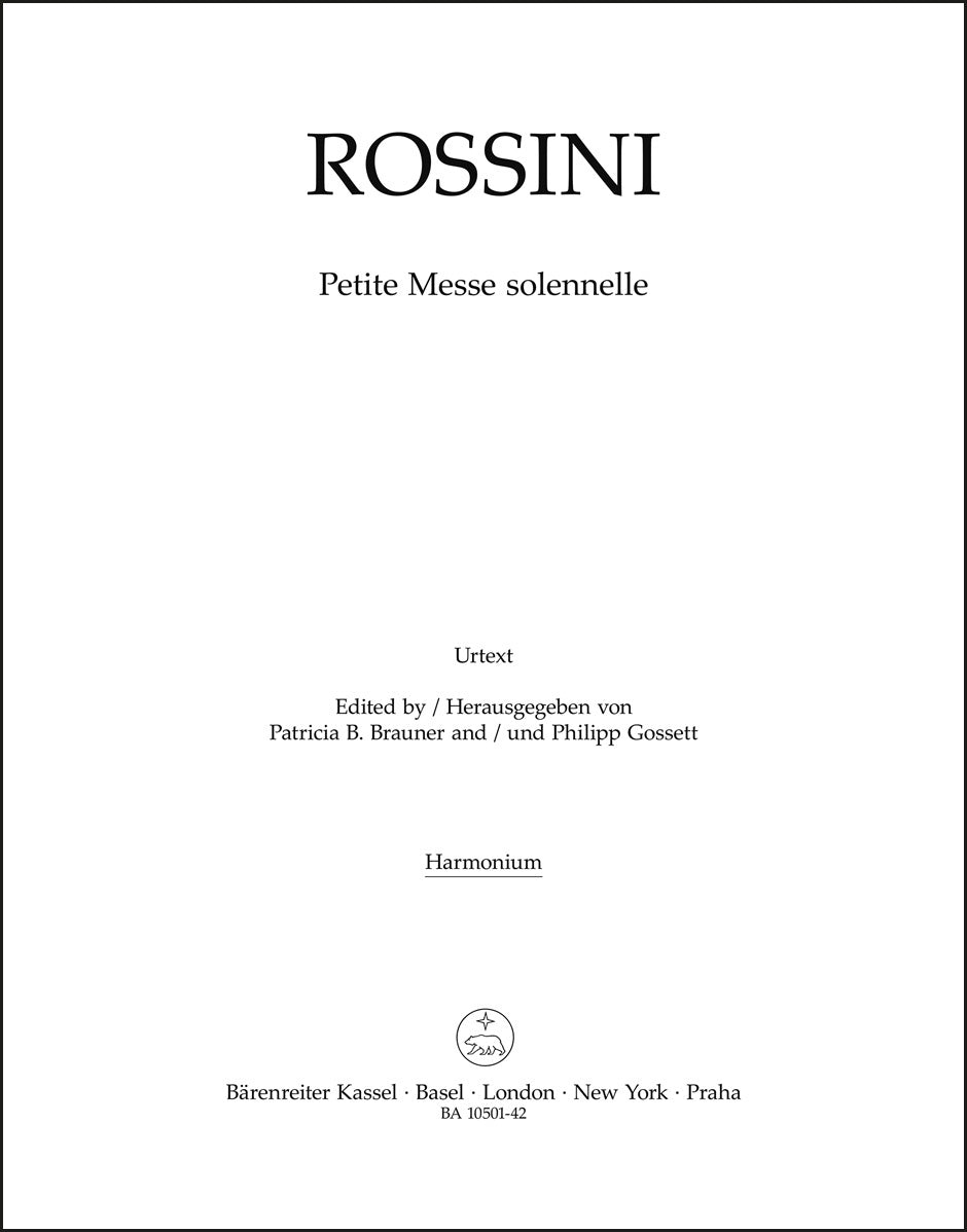 Rossini: Petite Messe solennelle