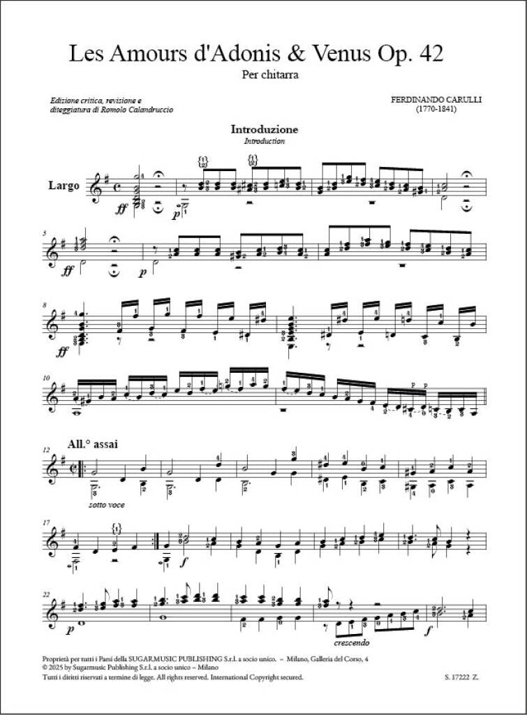Carulli: Sonata sentimentale, Op. 42