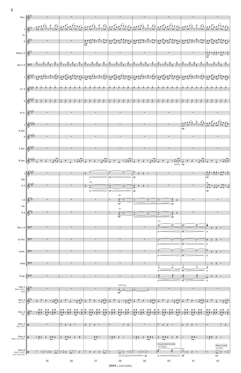 Gottry: Drips (Version for Wind Ensemble)