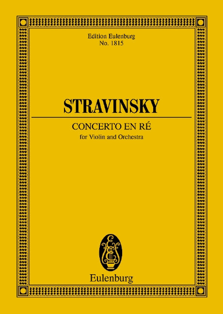 Stravinsky: Violin Concerto in D Major
