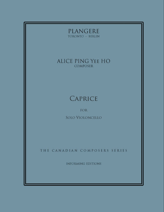 Ho: Caprice (Version for Cello)