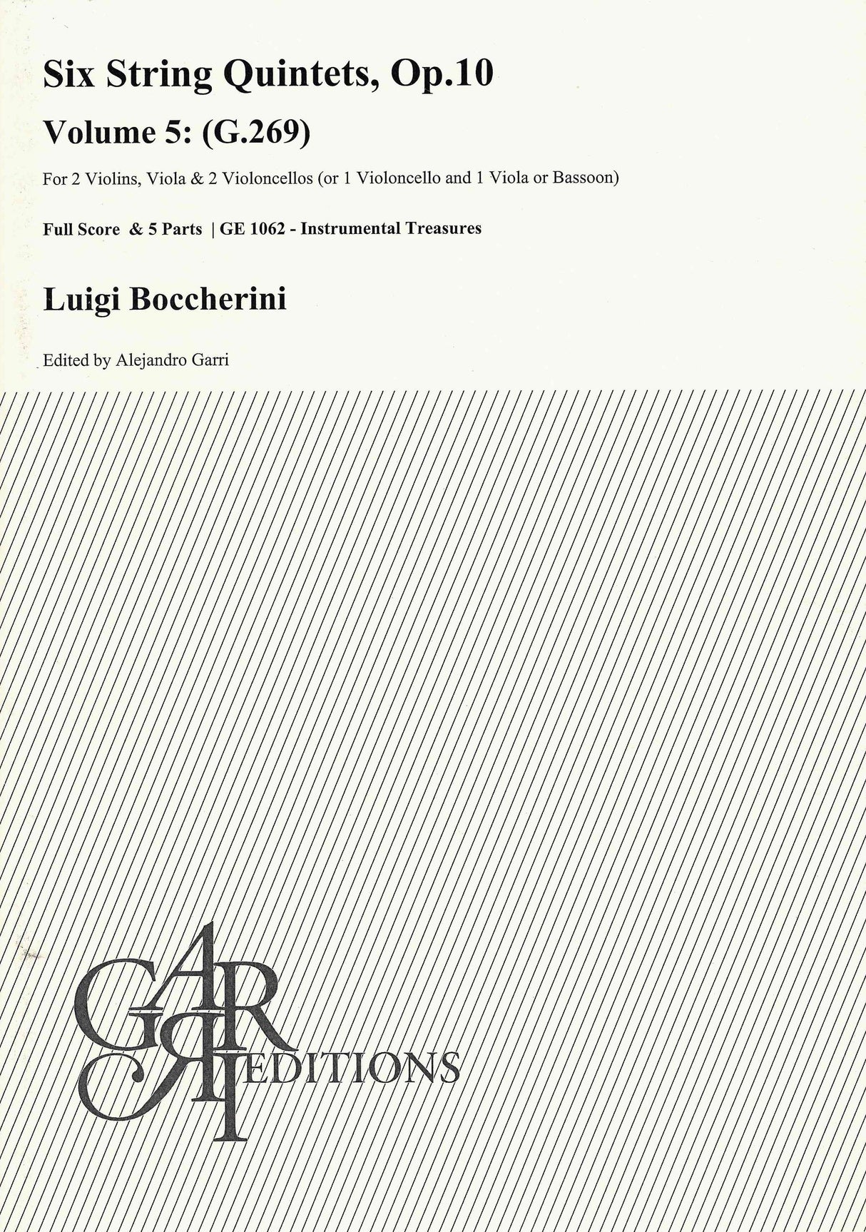 Boccherini: String Quintet in E-Flat Major, Op. 10, No. 5 (G 269)