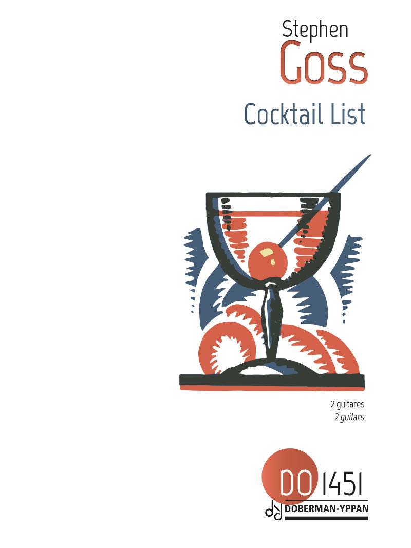 Goss: Cocktail List