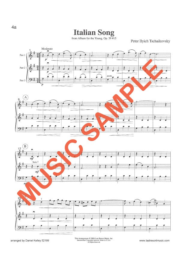 Intermediate Music for Three - Volume 1