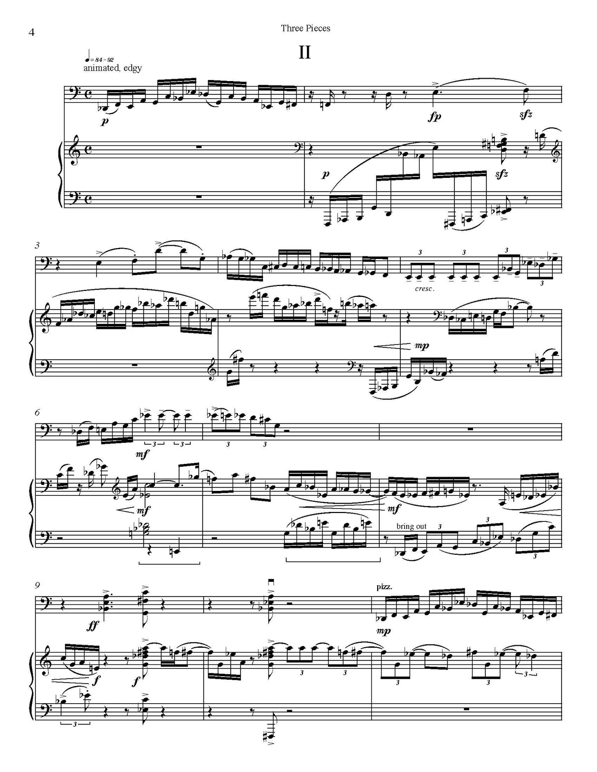 Shawn: 3 Pieces for Cello & Piano