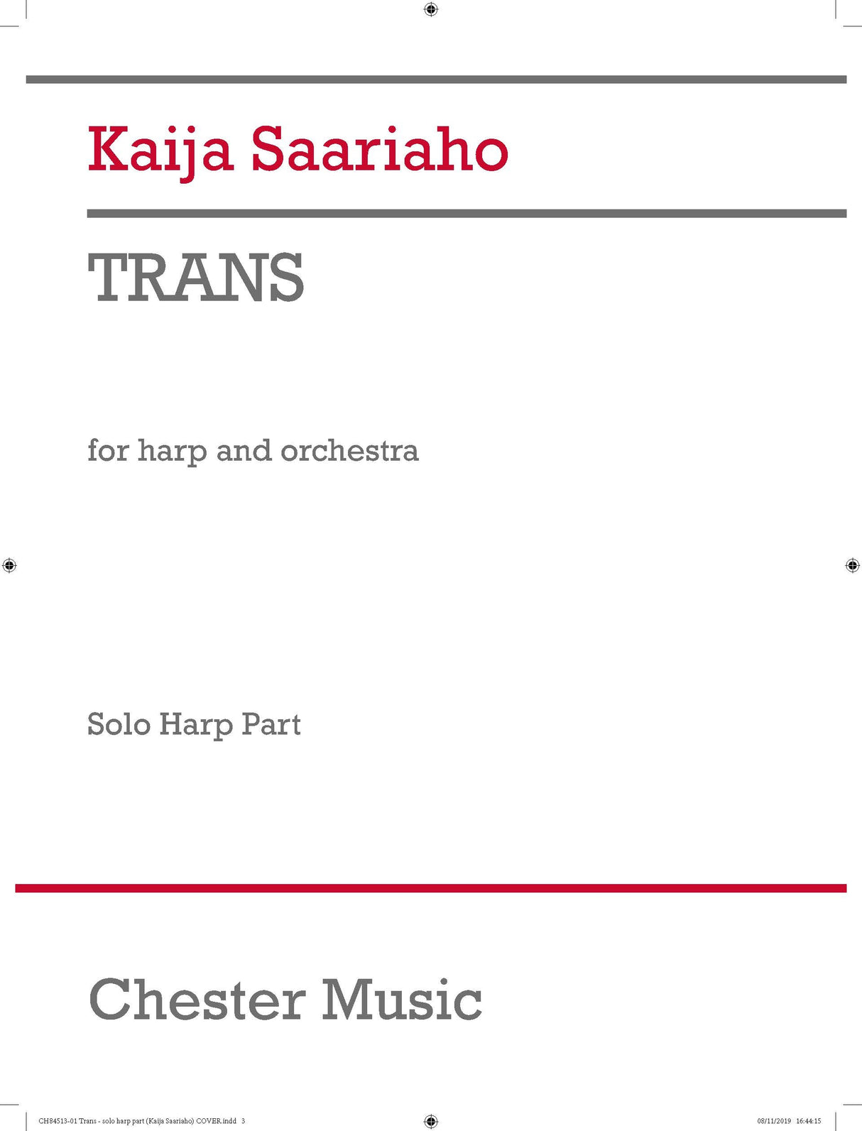 Saariaho: Trans