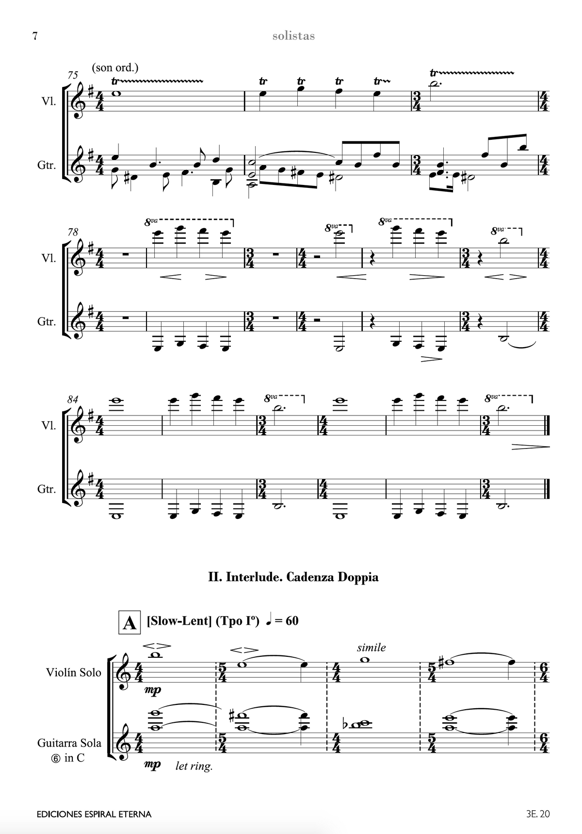 Brouwer: Double Concerto for Flute & Guitar