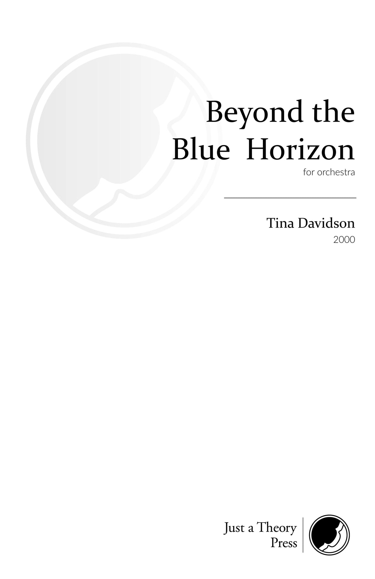 Davidson: Beyond the Blue Horizon