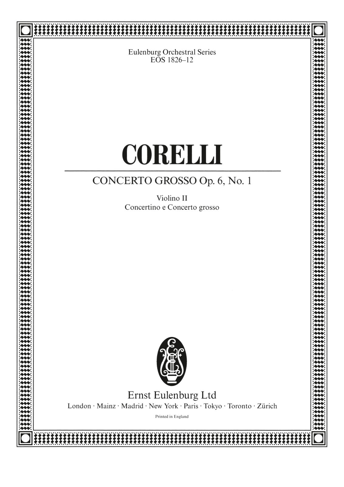 Corelli: Concerto grosso in D Major, Op. 6, No. 1