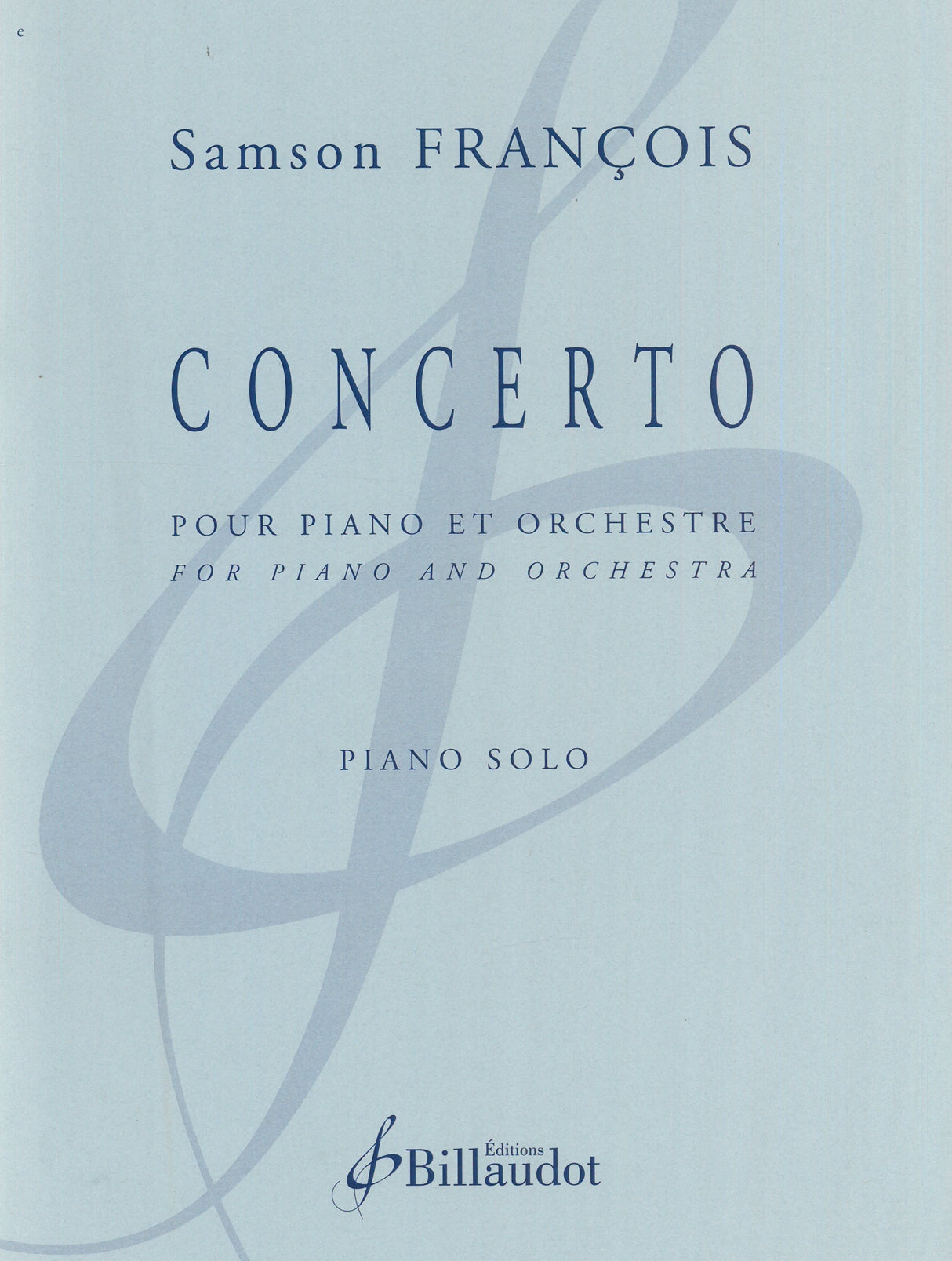 François: Piano Concerto