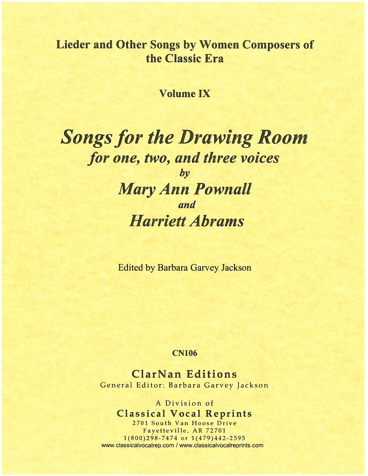 Songs for the Drawing Room