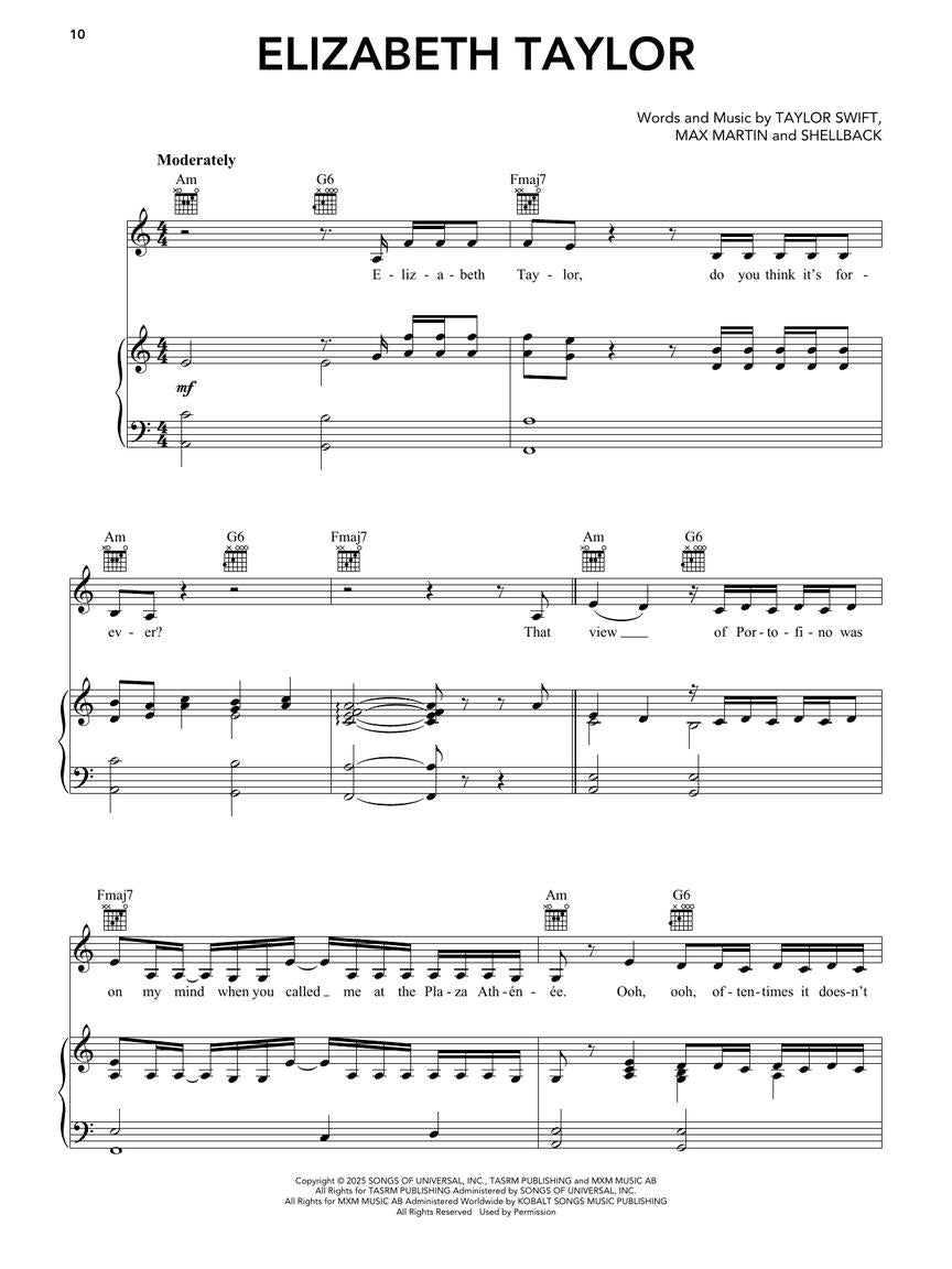 Taylor Swift – The Life of a Showgirl