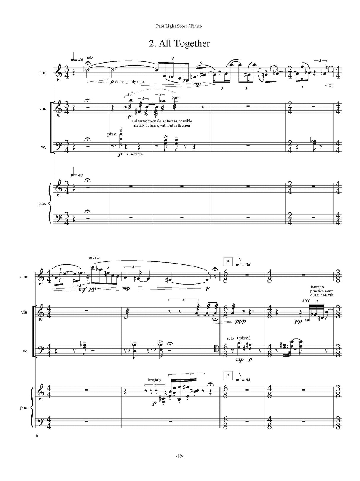 Rosenzweig: Past Light