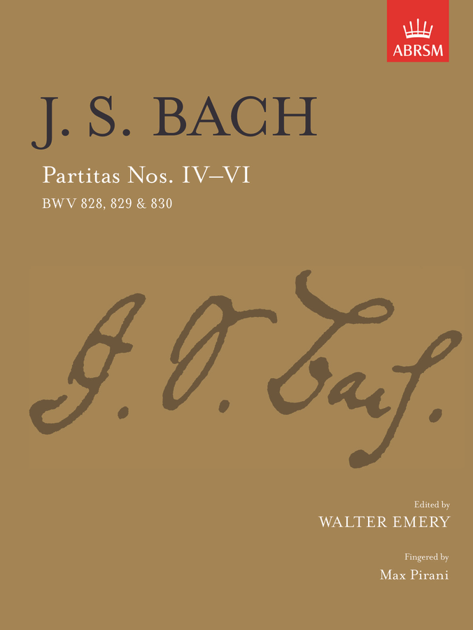 Bach: Partitas Nos. 4-6, BWV 828-830