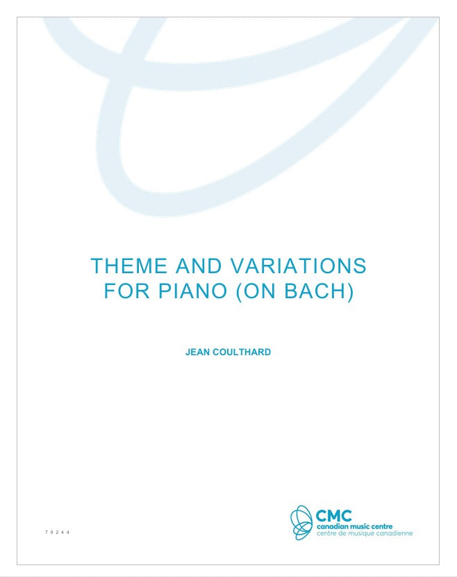 Coulthard: Theme and Variations for Piano (on Bach)