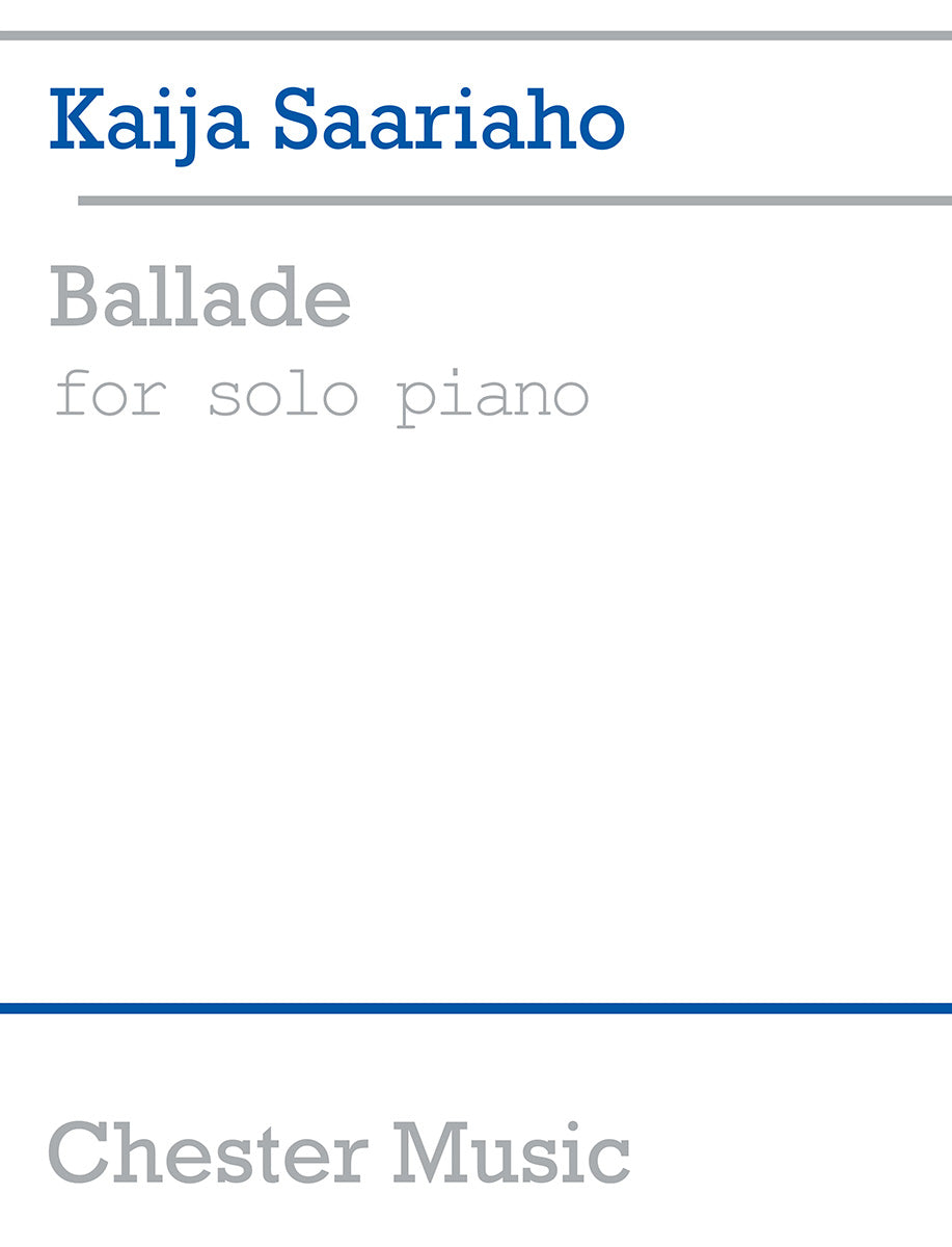 Saariaho: Ballade