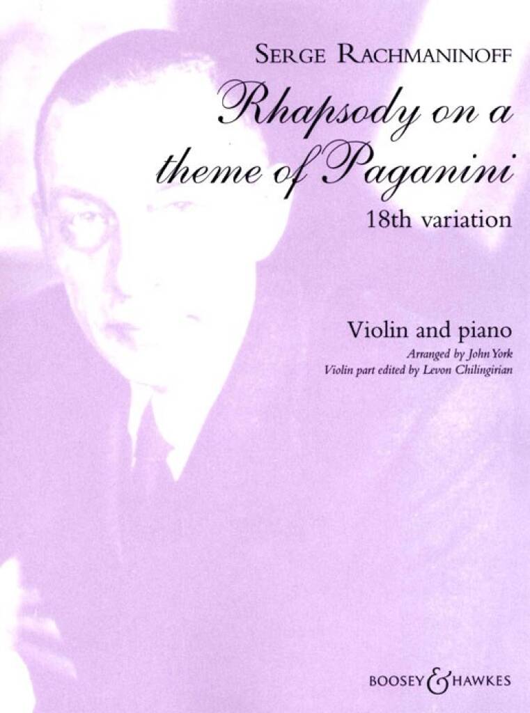 Rachmaninoff: 18th Variation (arr. for violin & piano)