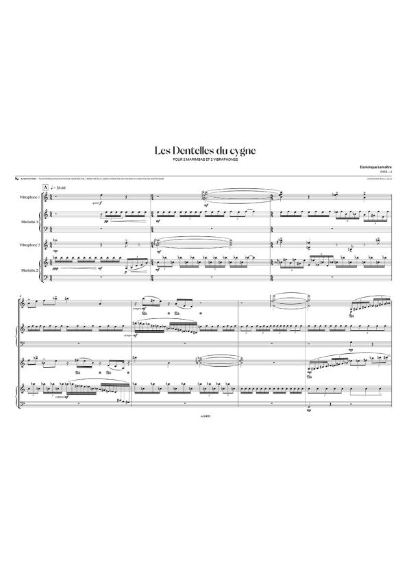 Lemaître: Les dentelles du cygne