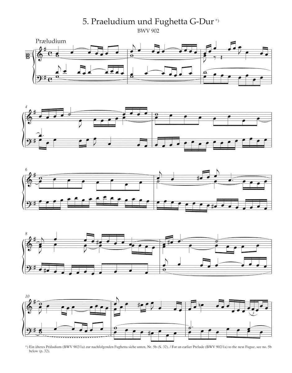 Bach: Preludes and Fughettas Composed in Conjunction with the Well-Tempered Clavier II