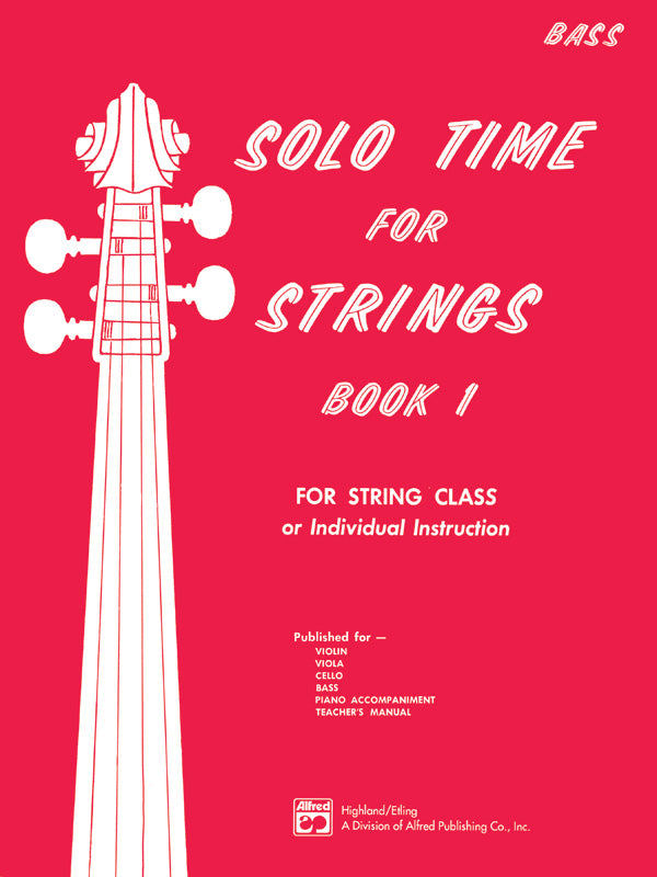 Solo Time for Strings - Book 1